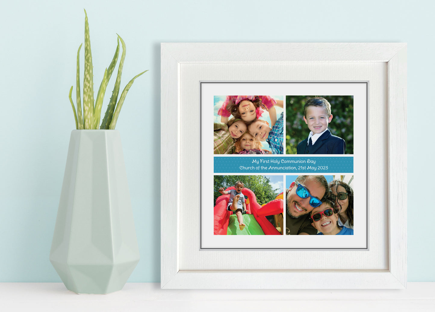 My Communion collage (4 x photo)