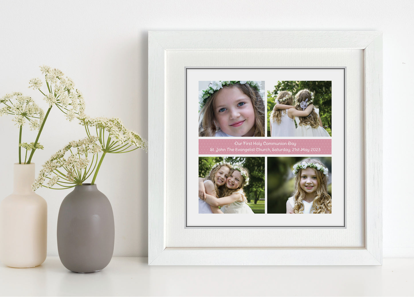 My Communion collage (4 x photo)