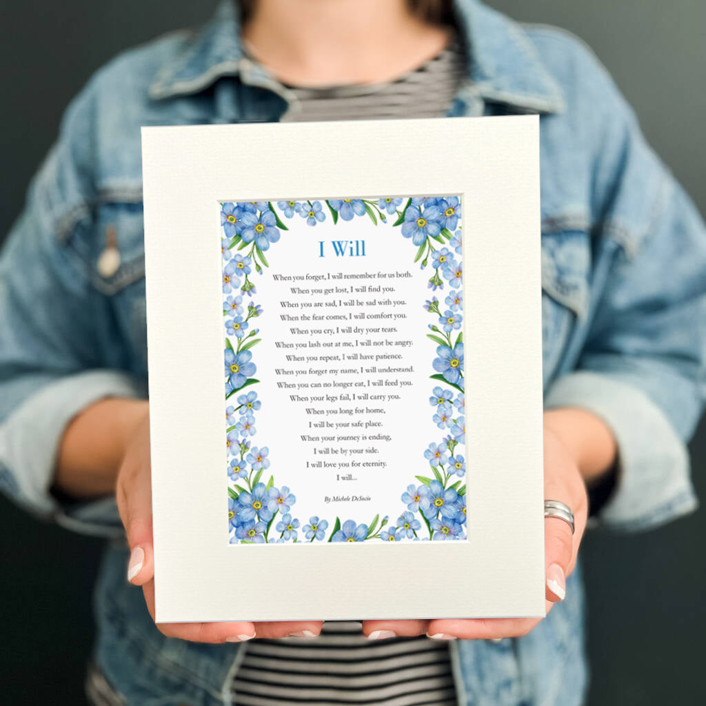 "I Will" (Alzheimer & Dementia) Gift