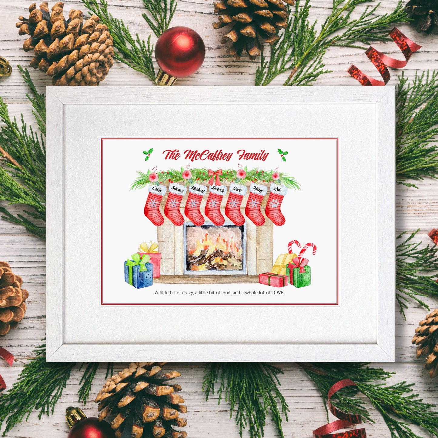 Family Christmas Stockings - Large