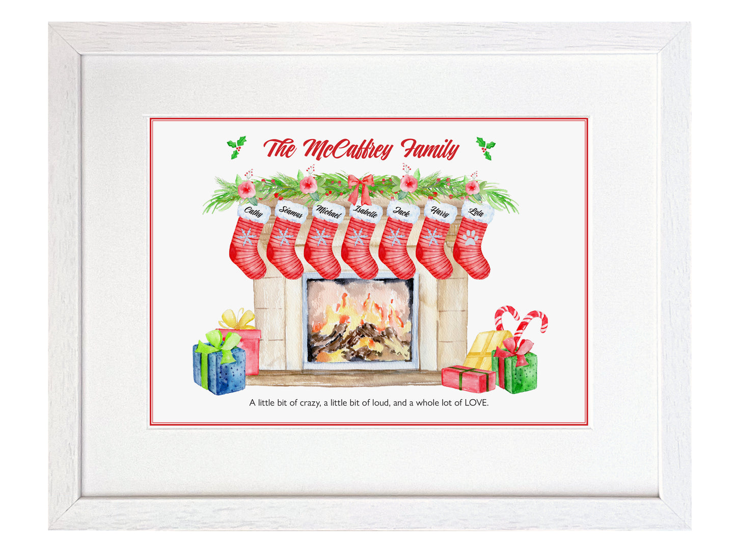 Family Christmas Stockings - Large