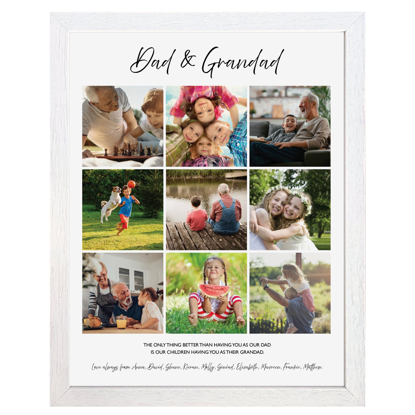 Father's day Photo Collage