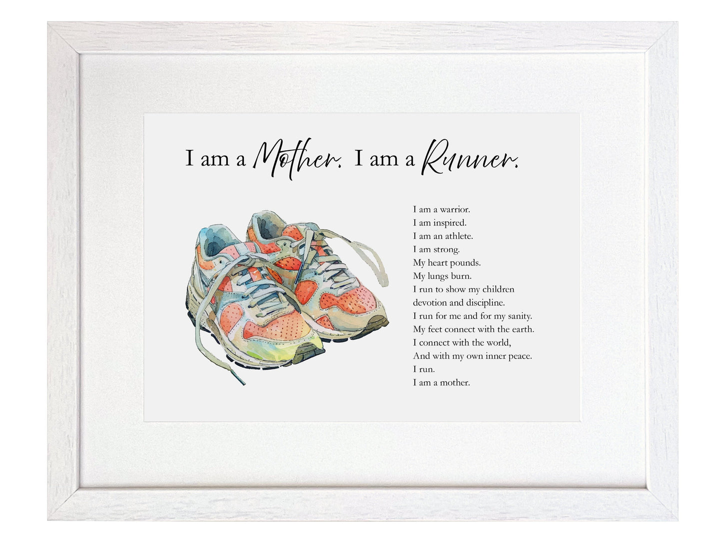 "I am a mother. I am a runner"