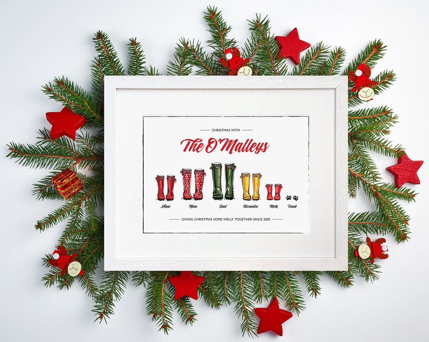 Family Christmas Wellies
