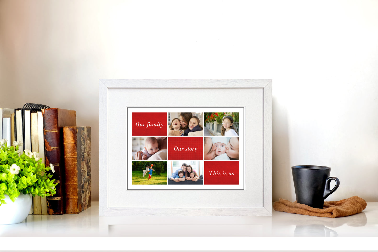 "This is us" Family Photo Collage