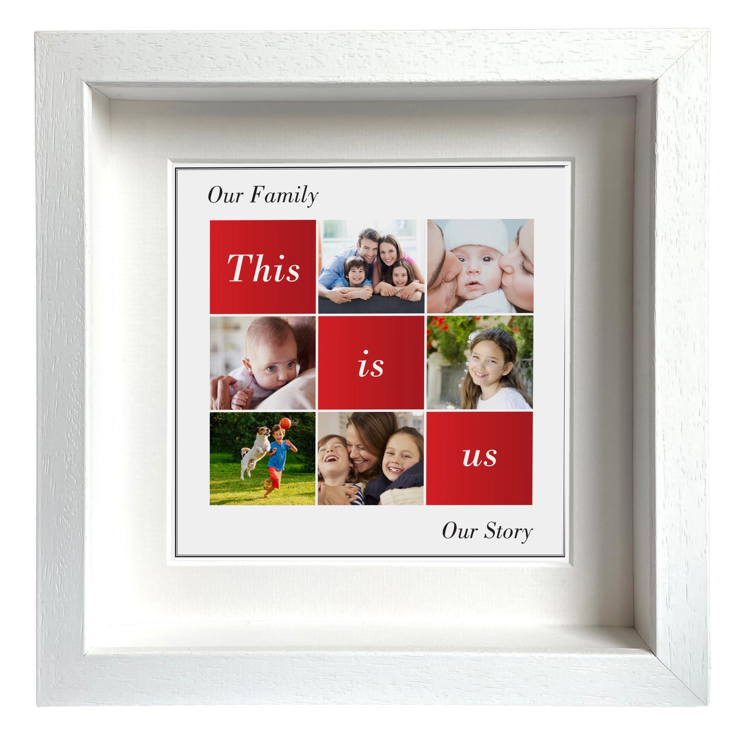 "This is us" - Our Family, Our Story photo collage