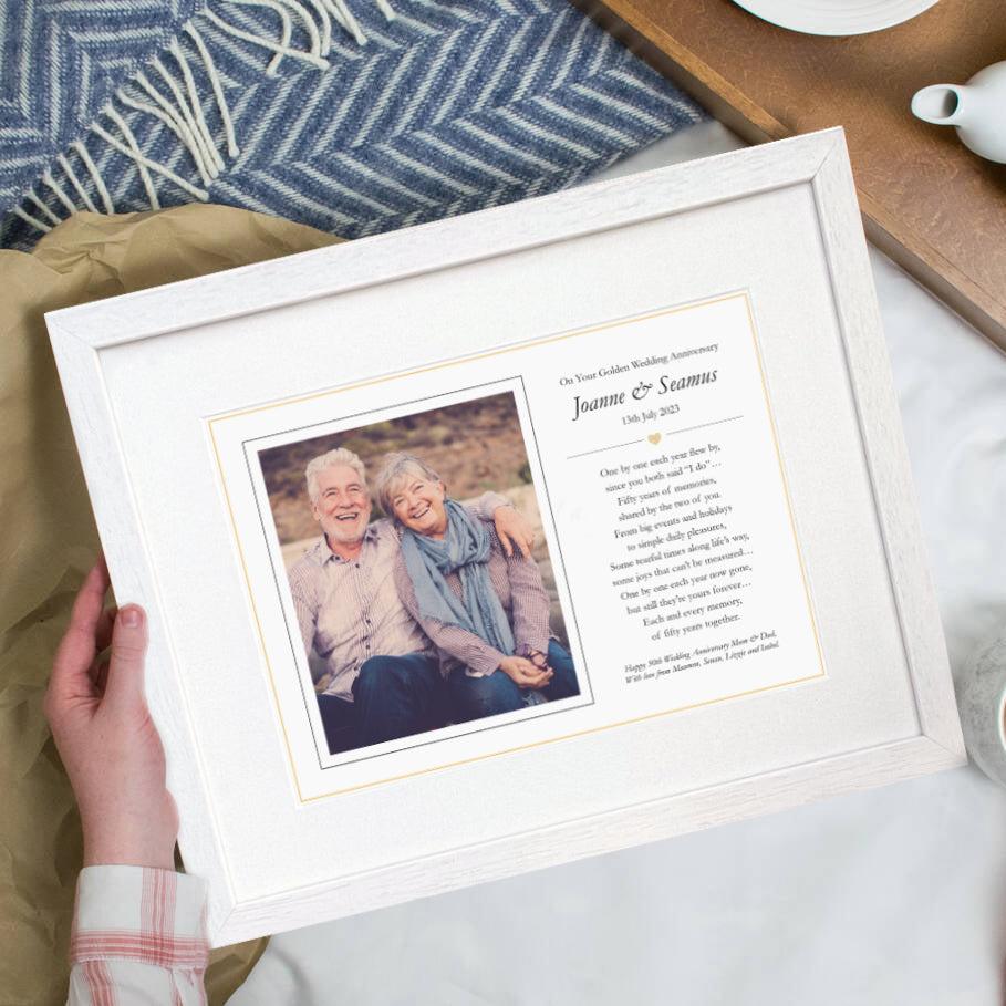 50th (Golden) Anniversary gift with photo