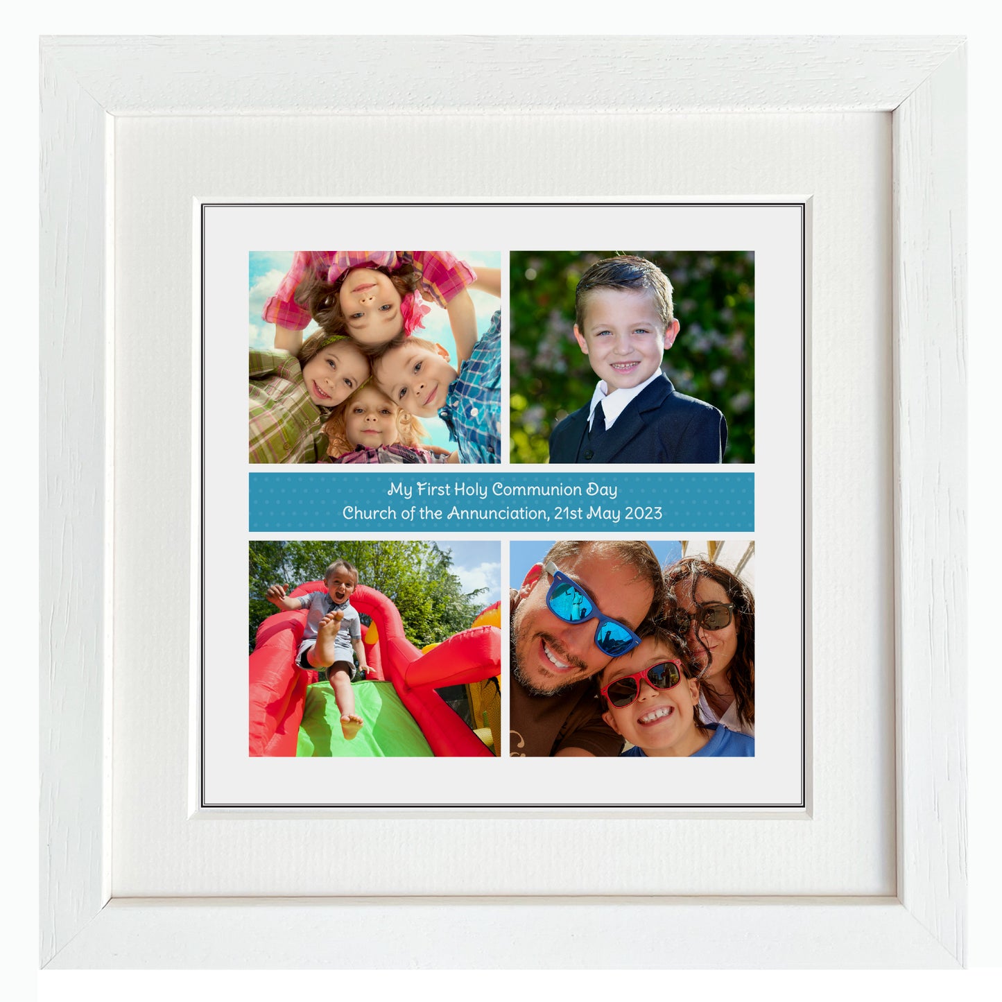 My Communion collage (4 x photo)