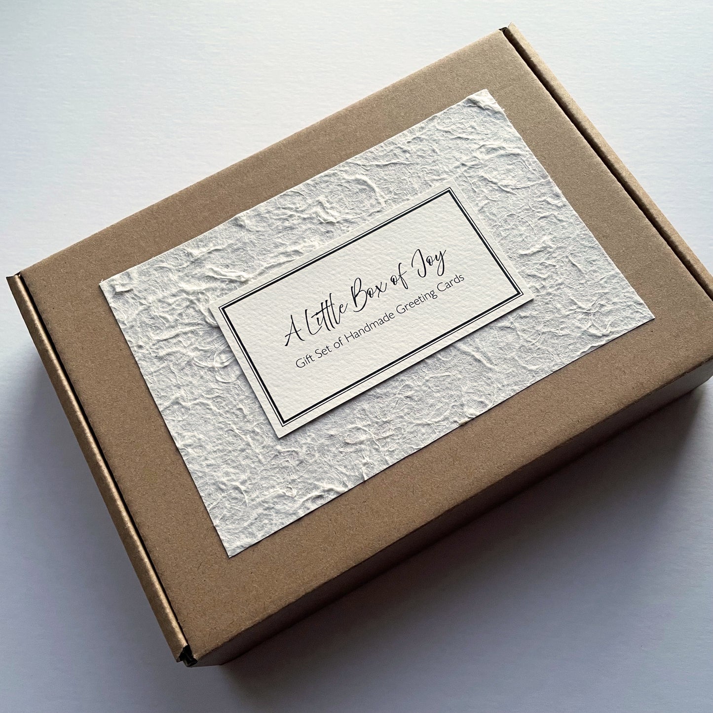 "Little Box of Joy" - Gift set of 10 handmade cards