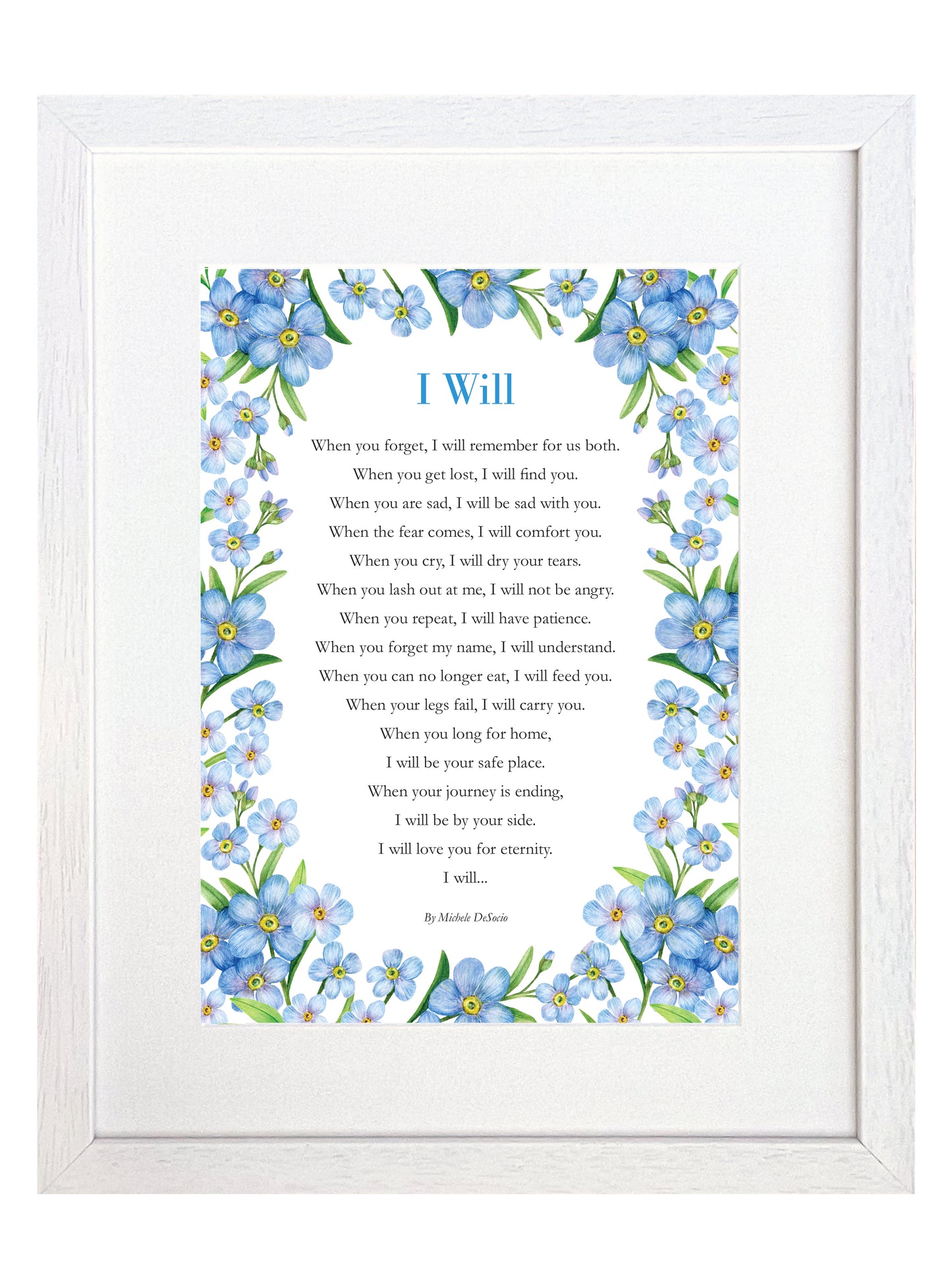 "I Will" (Alzheimer & Dementia) Gift