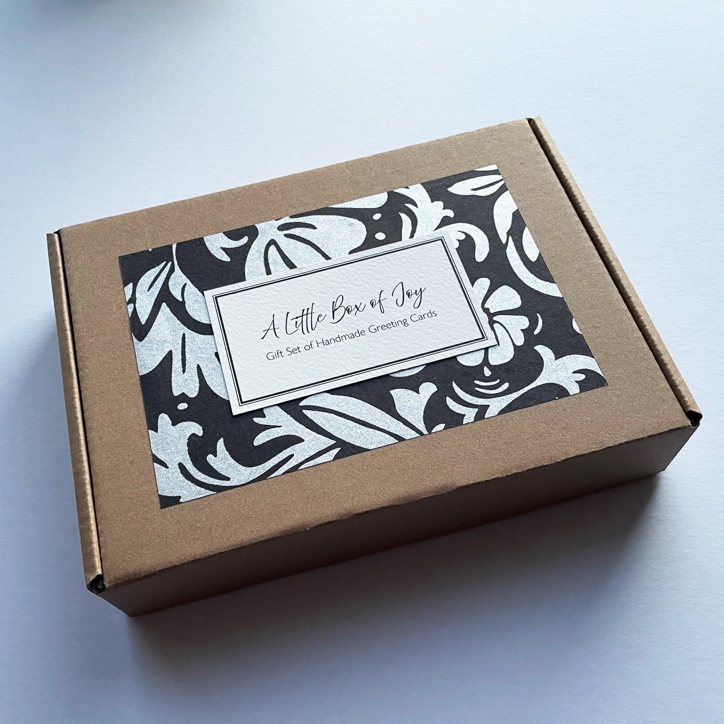 "Little Box of Joy" - Gift set of 10 handmade cards