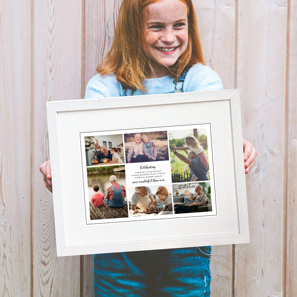 Grandparents - personalised photo collage (x8)