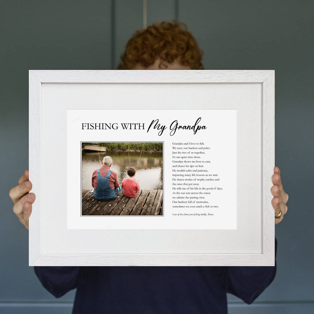 Custom photo & verse framed gift