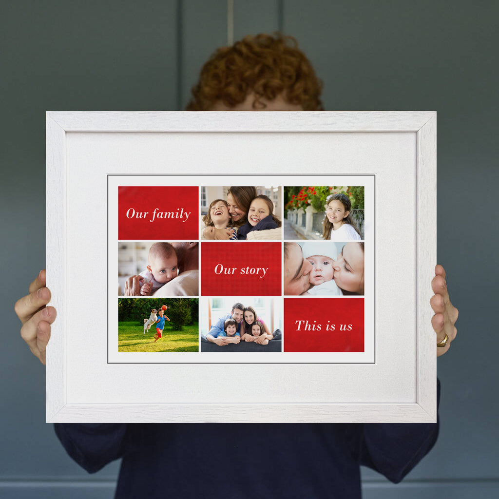 "This is us" Family Photo Collage