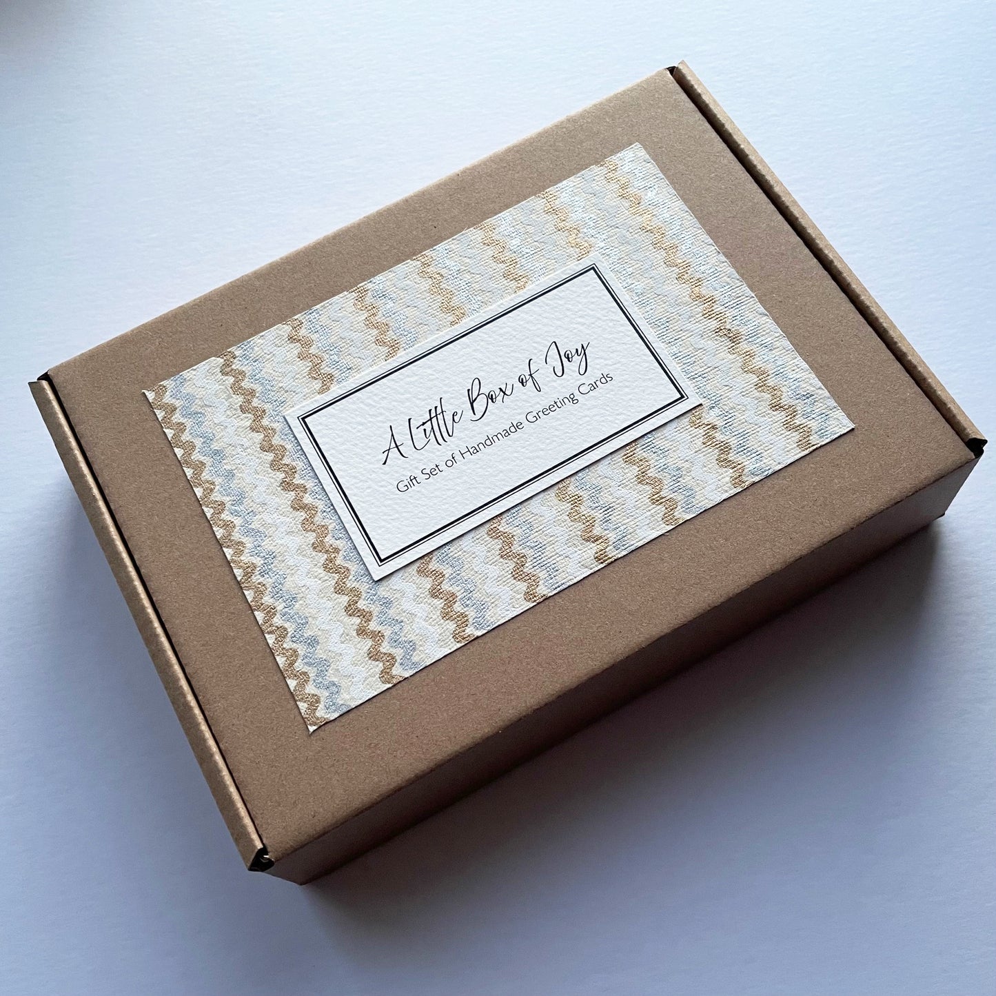 "Little Box of Joy" - Gift set of 10 handmade cards