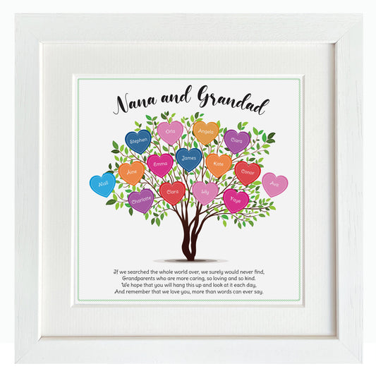 Grandchildren Family Tree - 26cm x 26cm