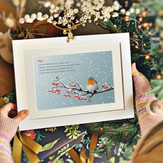 "I Am That Little Robin" (8 x 10in Mount only) FREE shipping