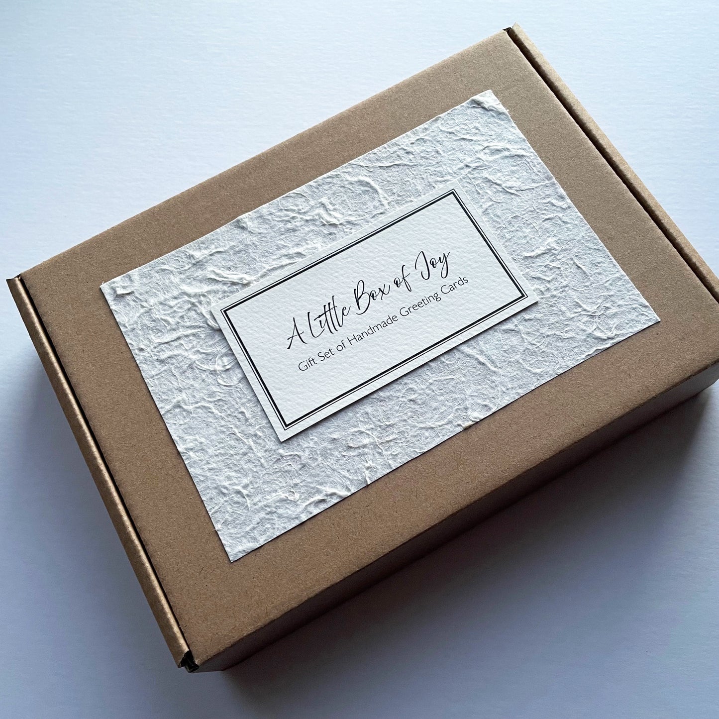 "Little Box of Joy" - Gift set of 10 handmade cards